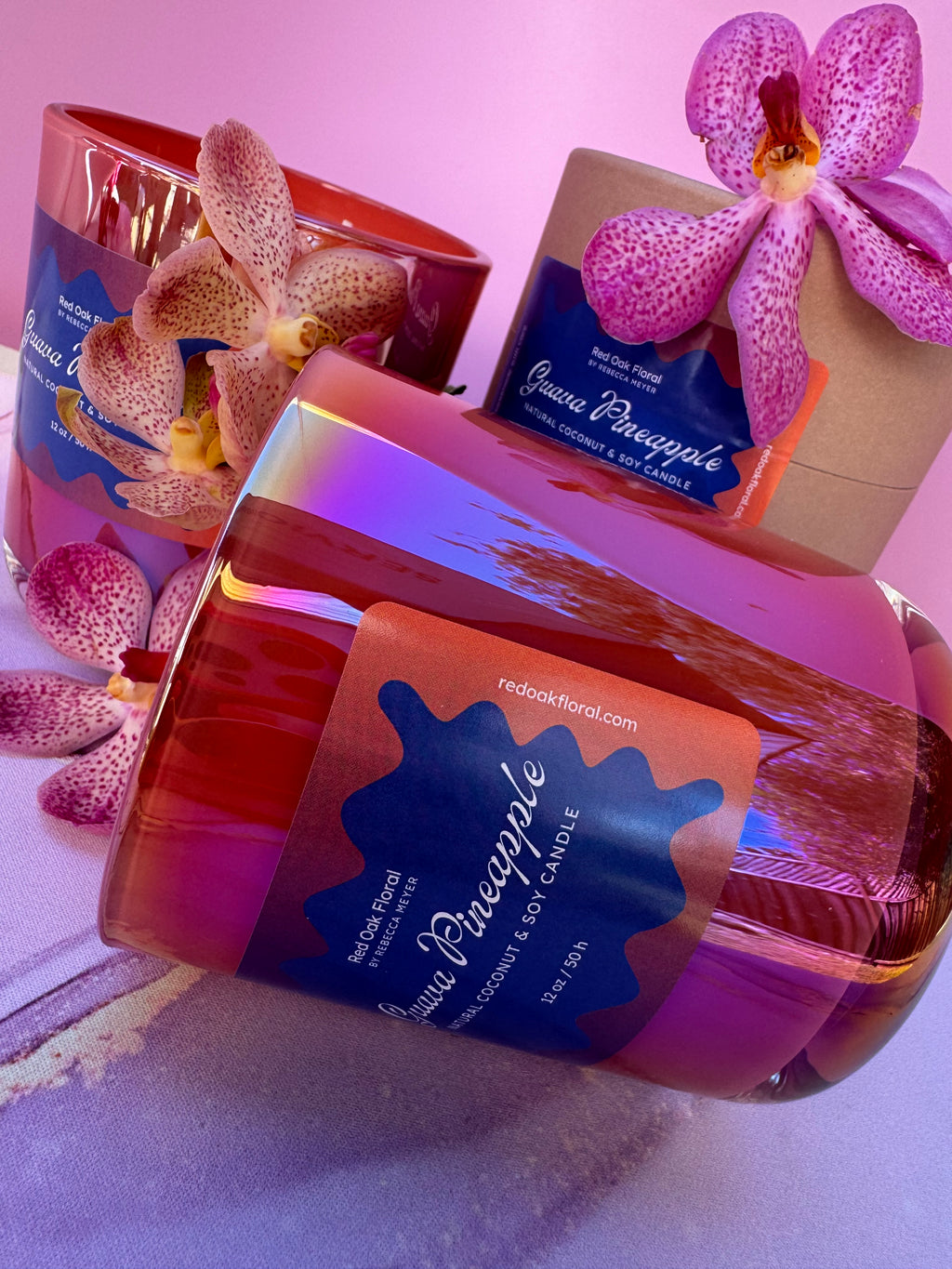 12 ounce Guava Pineapple Coconut Soy Candle