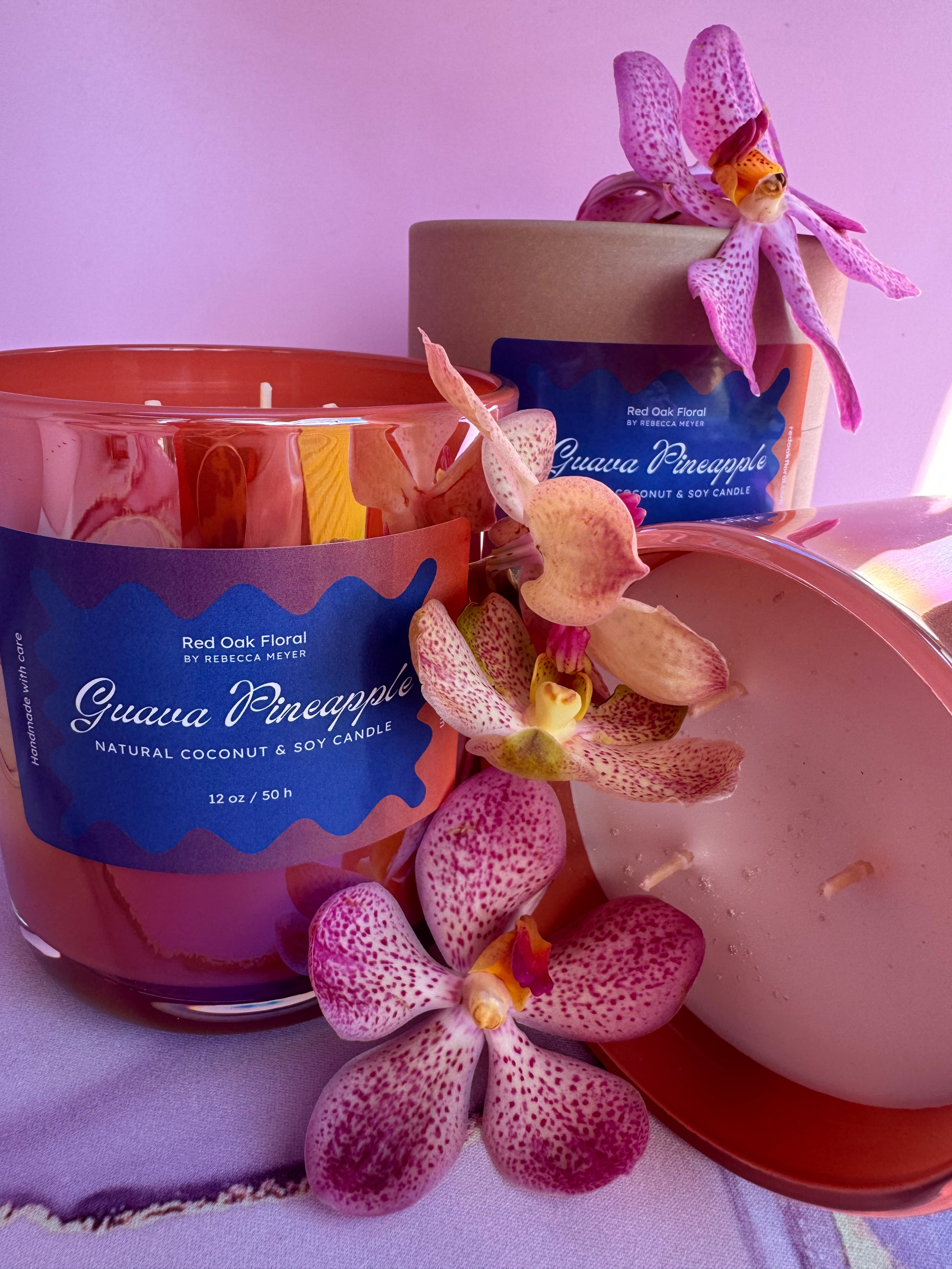 12 ounce Guava Pineapple Coconut Soy Candle